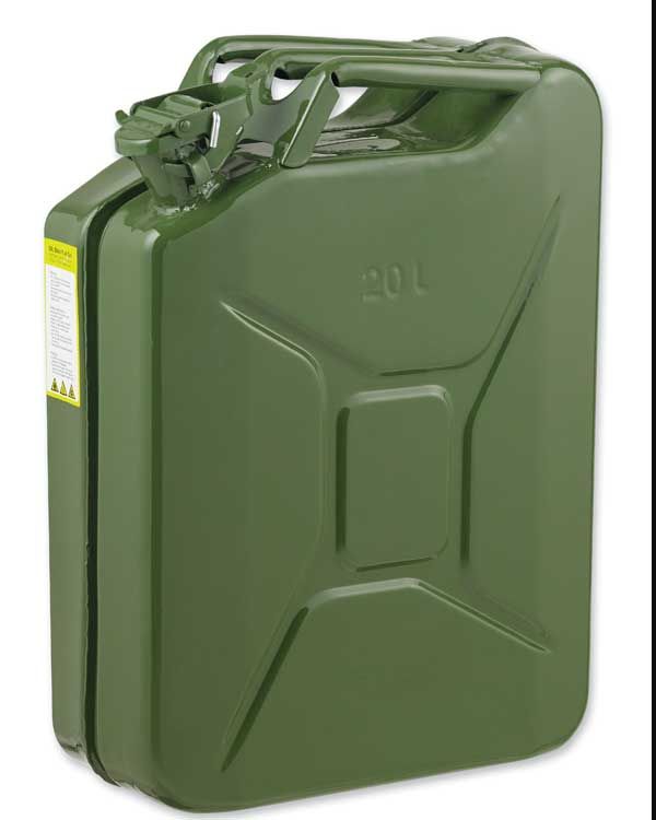 Jerry Can 20 Litre Nato Green - UN Approved Jerrycan