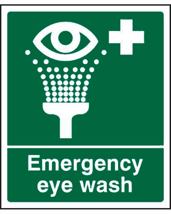 Eye Wash Bottle Sign