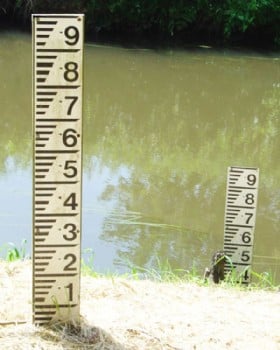 Water Depth Gauge Board - Water Level Marker Sign | From Aspli Safety