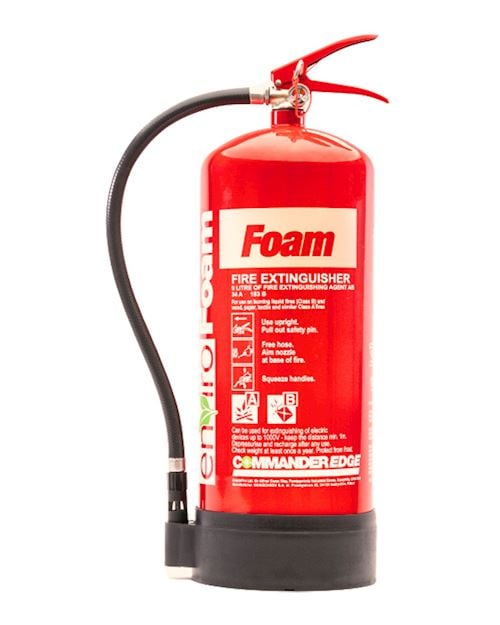 CommanderEDGE 9ltr enviroFoam Fluorine Free Foam Fire Extinguisher