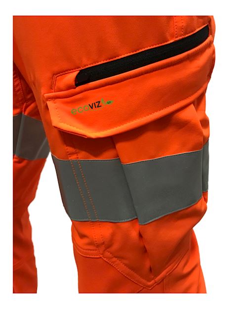 Hawkridge Stretch EcoViz Slim Fit Joggers - Orange