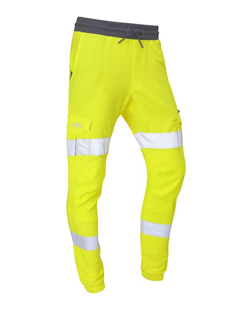 Hawkridge Stretch EcoViz Slim Fit Joggers - Yellow
