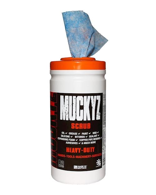 Muckyz Dual Hand, Machinery and Tool Antibacterial Wipes