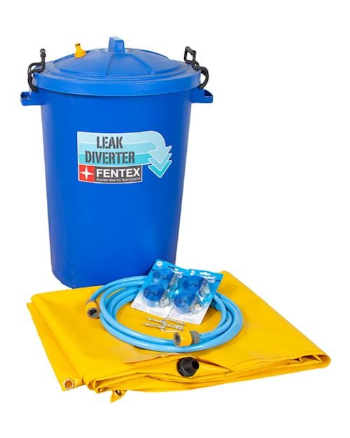 Roof Leak Diverter Kit - Yellow Tarp