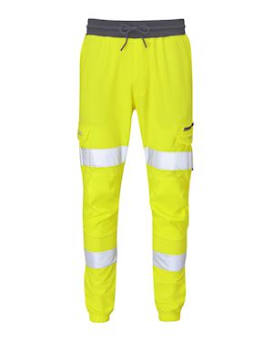 Hawkridge Stretch EcoViz Slim Fit Joggers - Yellow