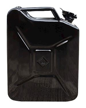 Jerry Can 20 Litre Black - UN Approved Jerrycan