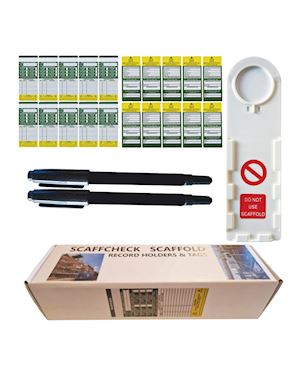 Scaffold Check Inspection Tag Kit - Complete Box