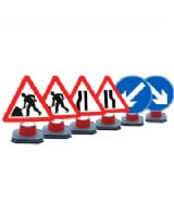Road Works Chapter 8  Red Book Cone Sign Set